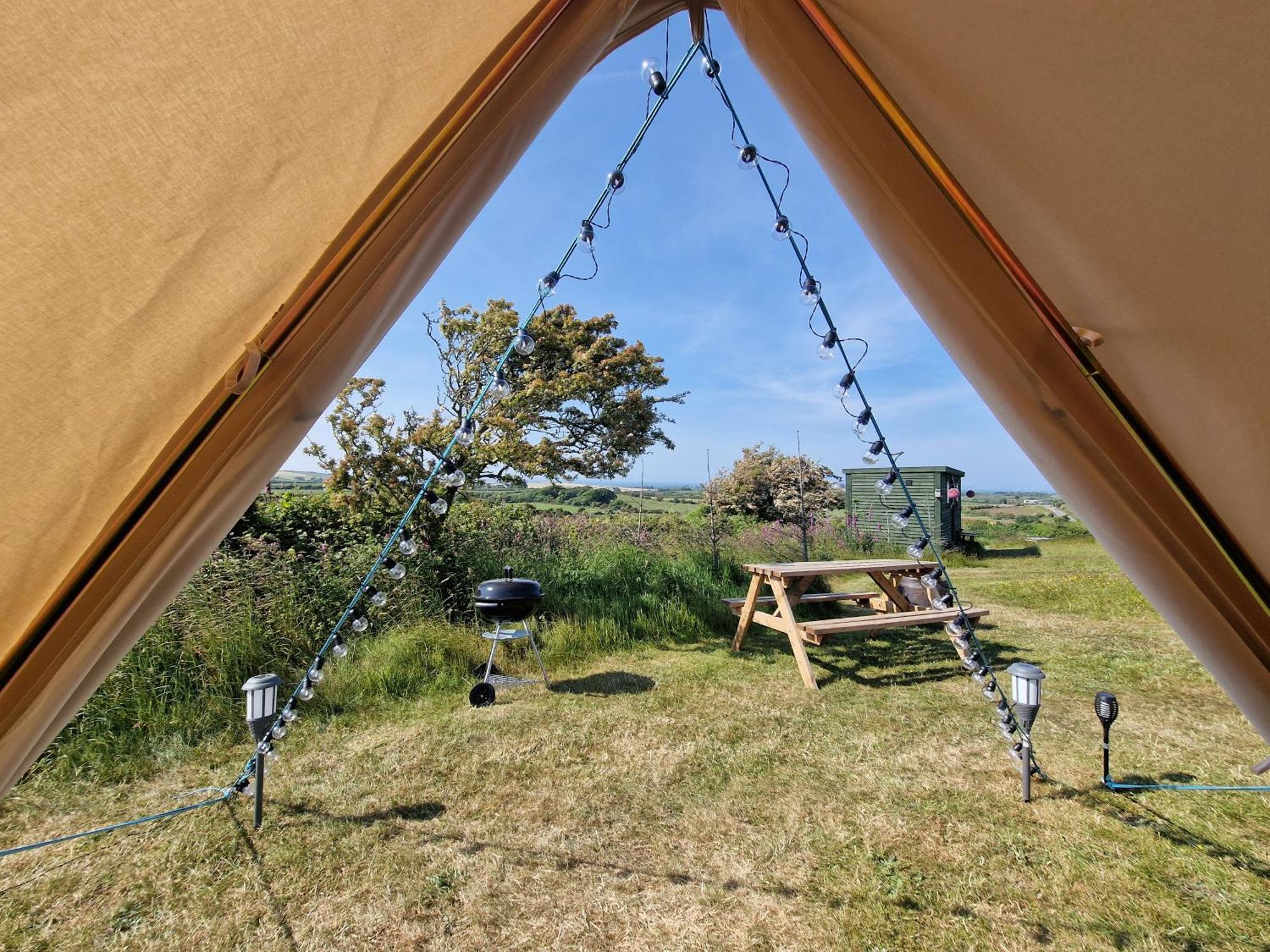 Beautiful 1-Bed Bell Tent In Holyhead Esterno foto
